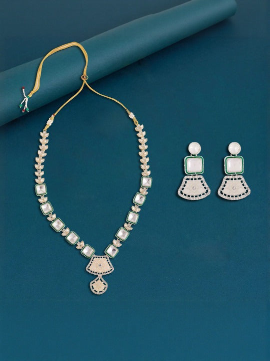 Artificial Gold Palated Kundan Jewellery set,SAMC