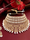 Women Gold-Plated Ethnic Kundan Studded Jewellery Set,SAMC