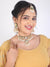 Gold-Plated Kundans Studded & Beaded Jewellery Set,SAMC