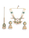 Gold Plated Kundan Studded Jewellery set,SAMC